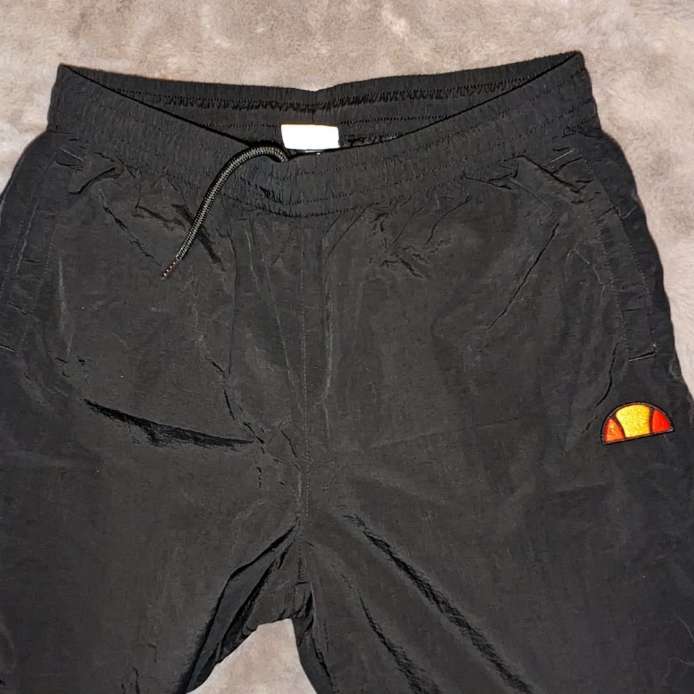 Ladies Ellesse Black Warm Up Pants Sz UK Small US Size 4